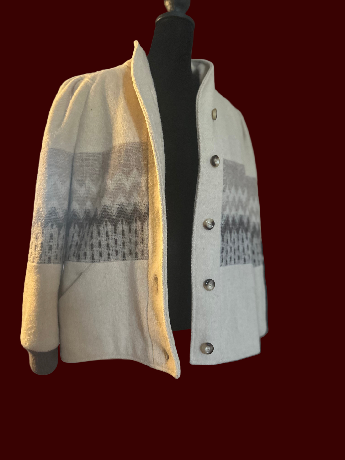 Wool Button Up Cardigan