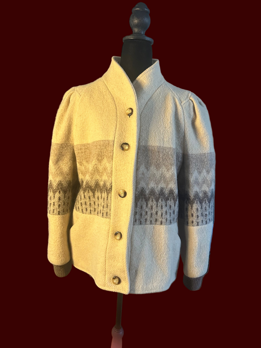 Wool Button Up Cardigan