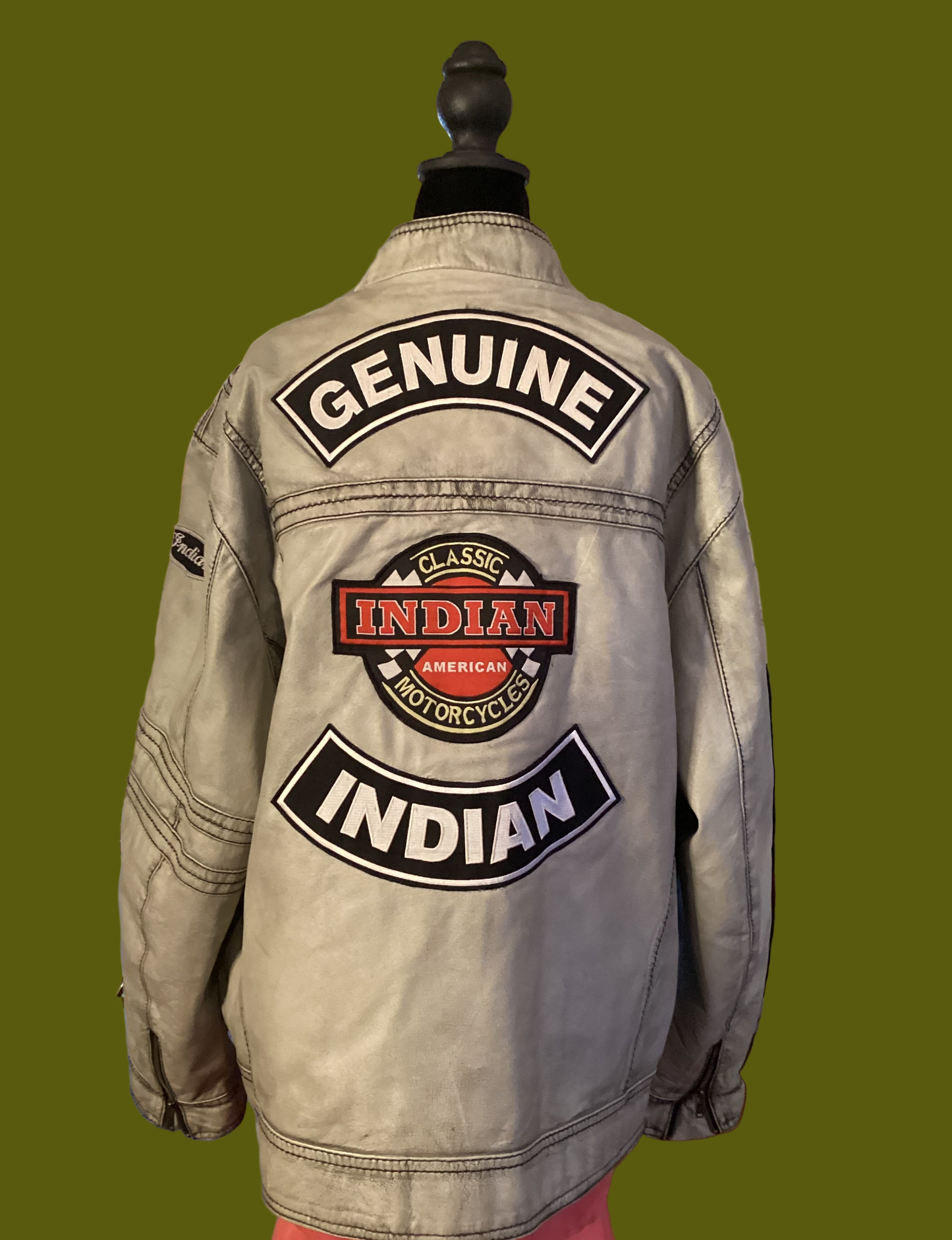 Leather Wilsons Indian Patchwork