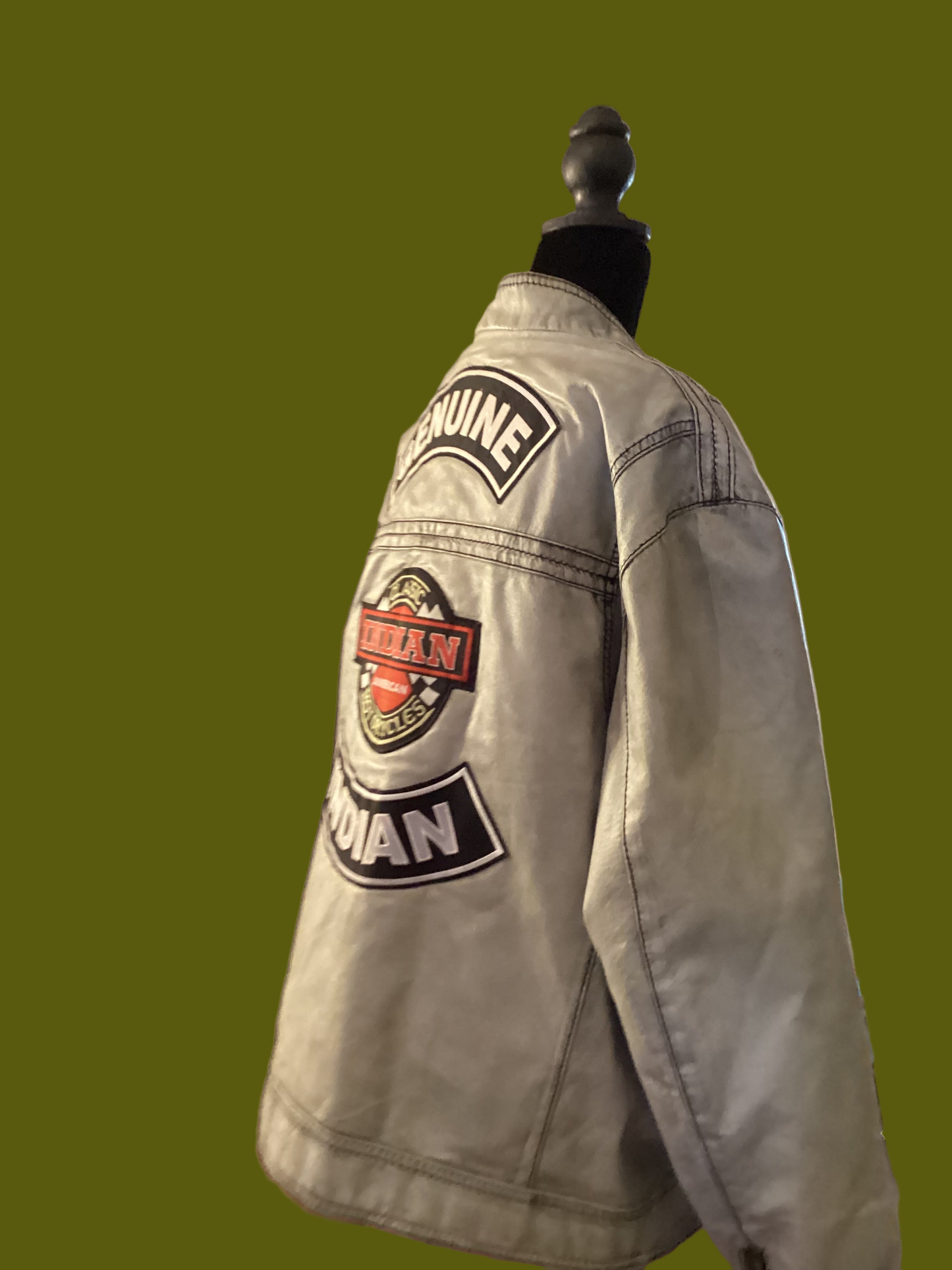 Leather Wilsons Indian Patchwork