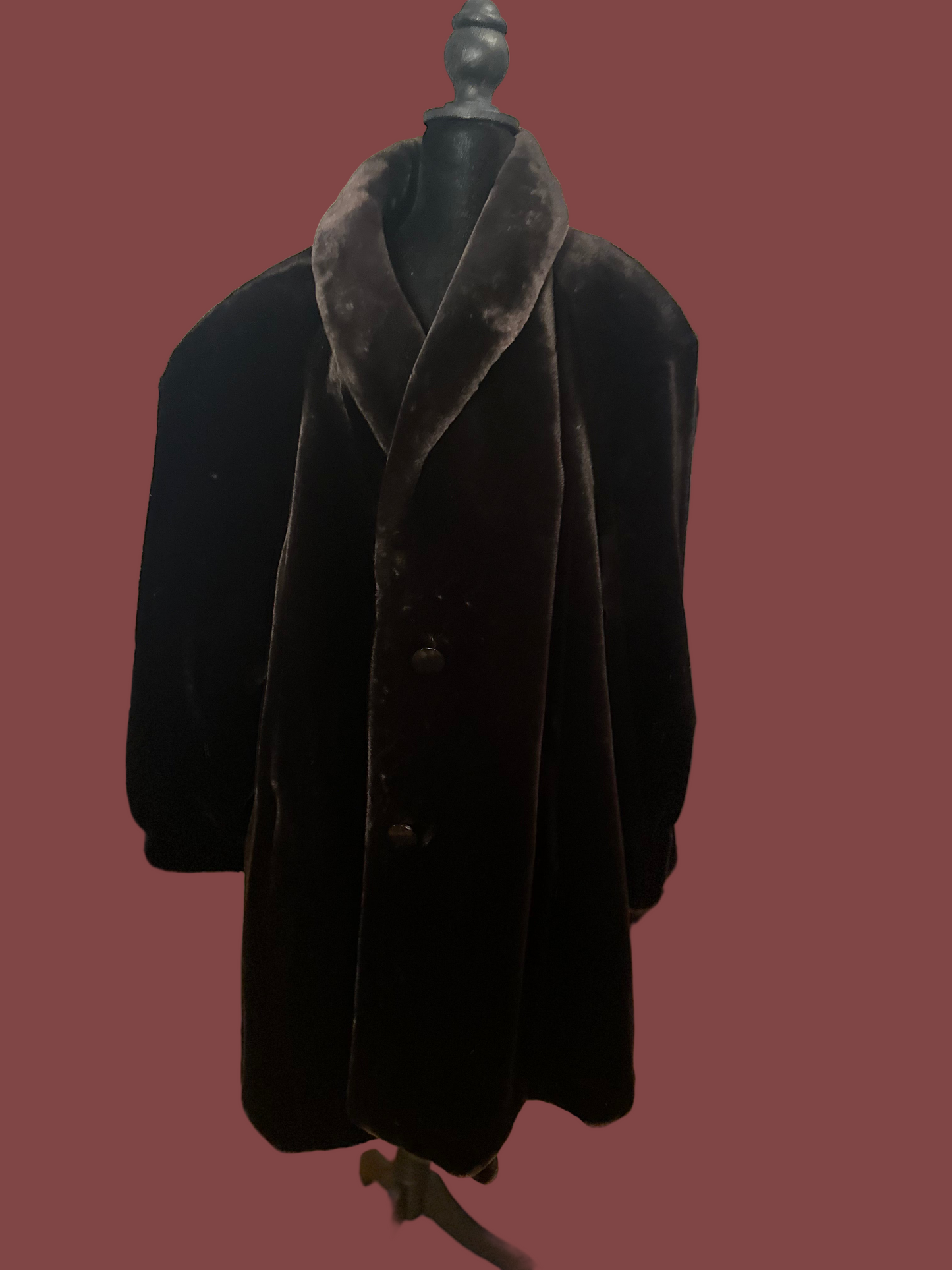Dubrowsky & Perlbinder Fur/Silk Coat